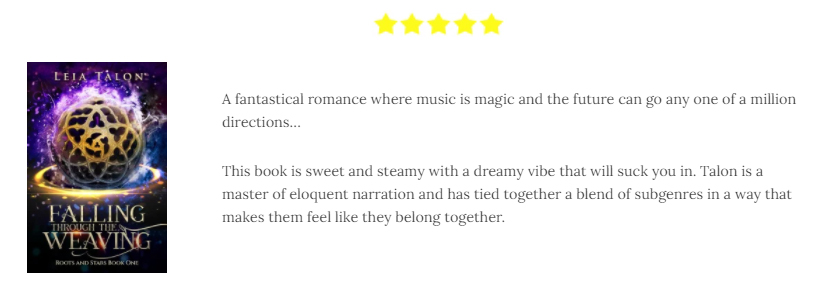 Book Review: Falling Through the Weaving by Leia Talon